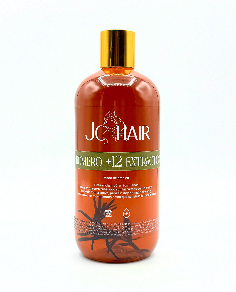 SHAMPOO y ACONDICIONADOR ROMERO + 12 EXTRACTOS