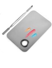 Load image into Gallery viewer, Professional Pro Stainless Steel Makeup Palette With Spatula
